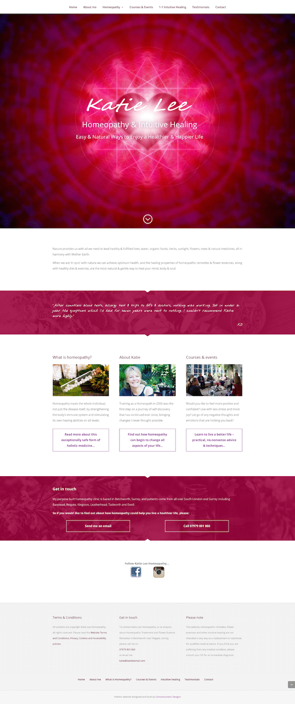 Katie Lee Homeopathy