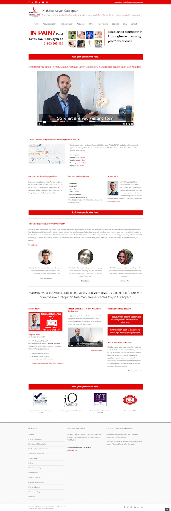 Nicholas Coysh Osteopath